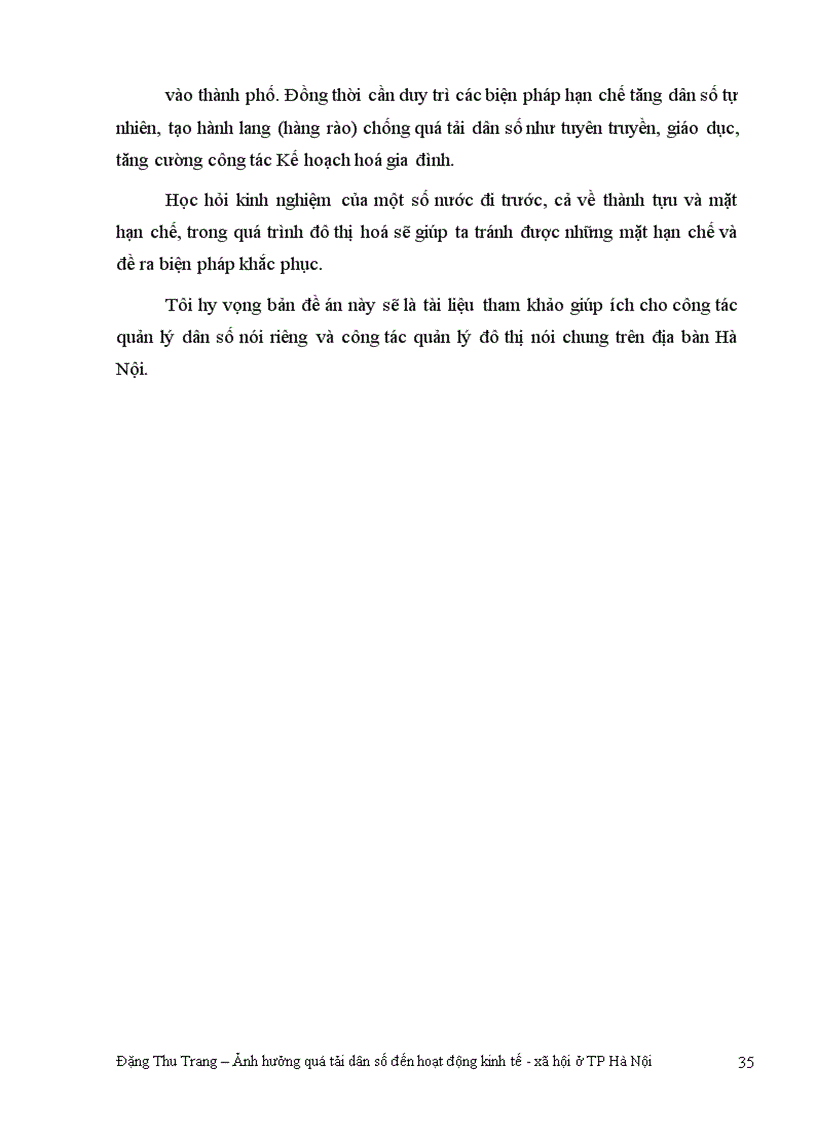 image for page Giải pháp hạn chế tăng dân số và khắc phục những ảnh hưởng của quá tải dân số