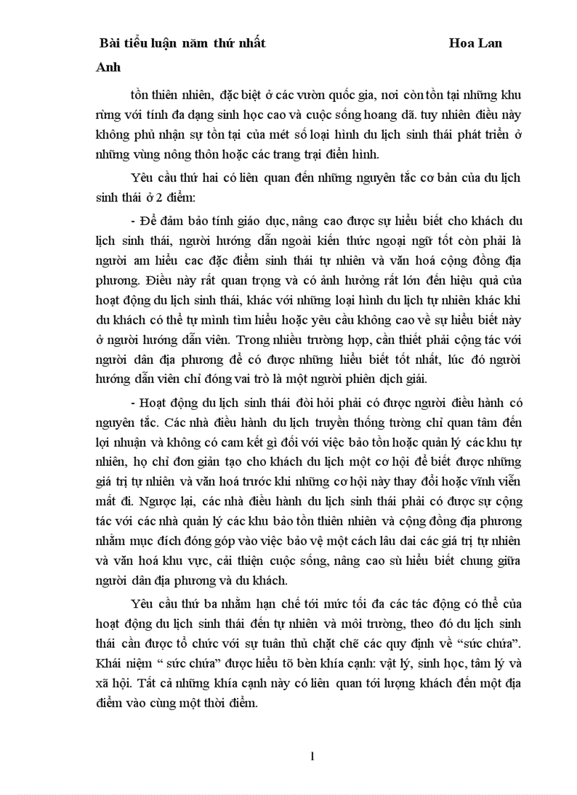 image for page Thực trạng phát triển du lịch sinh thái ở Việt Nam 1