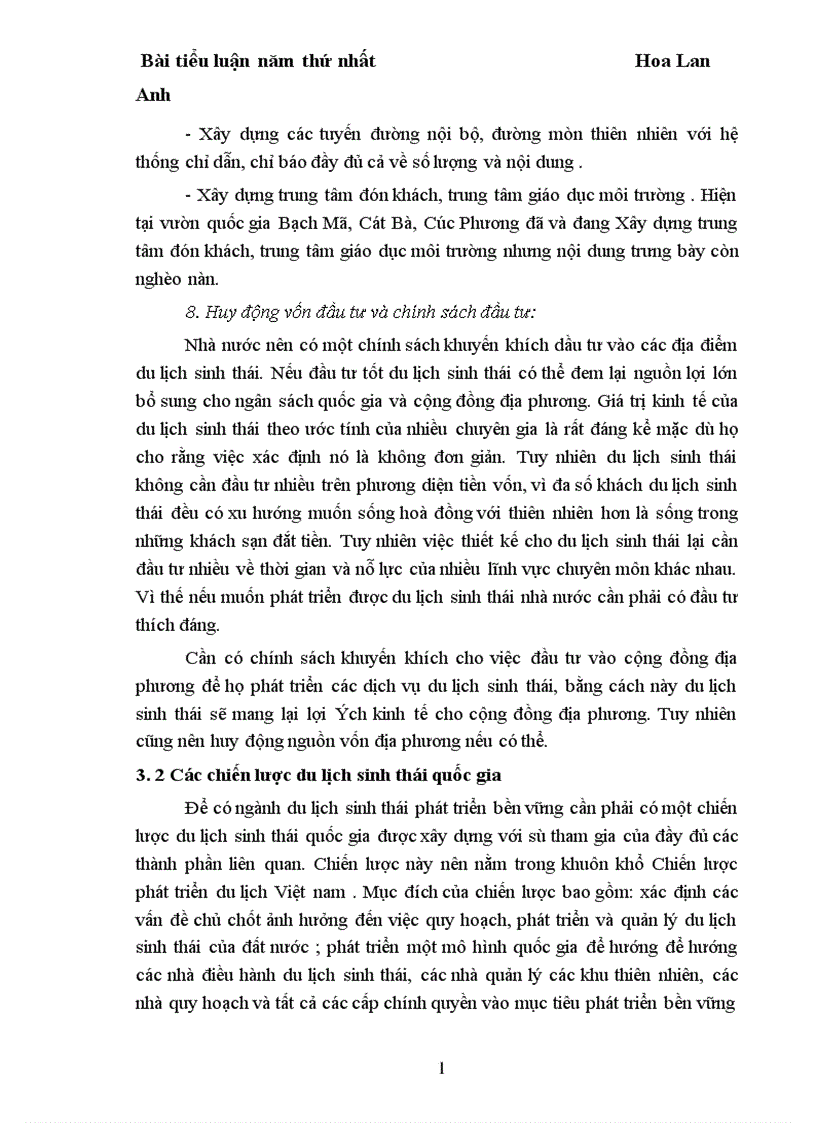 image for page Thực trạng phát triển du lịch sinh thái ở Việt Nam 1