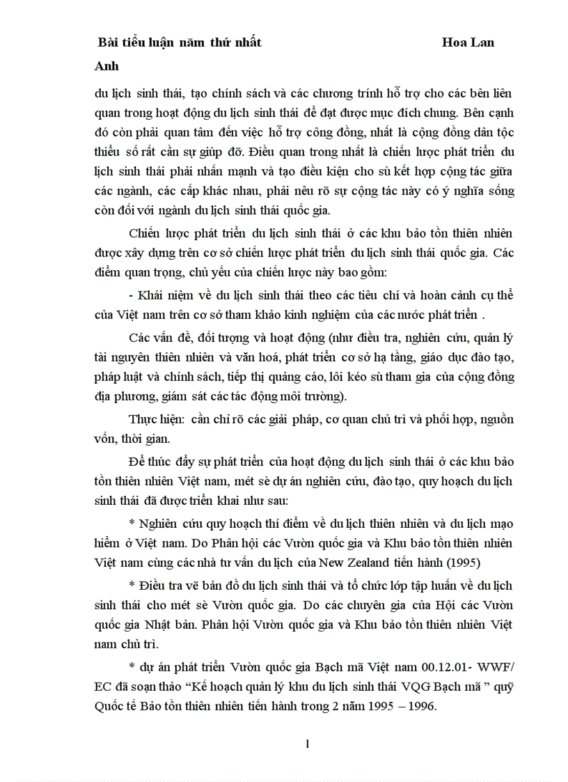 image for page Thực trạng phát triển du lịch sinh thái ở Việt Nam 1