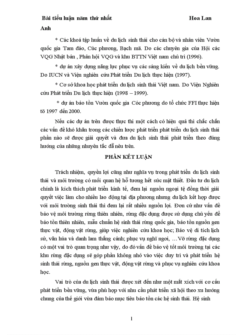 image for page Thực trạng phát triển du lịch sinh thái ở Việt Nam 1