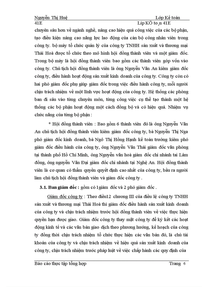 image for page Thực trạng tổ chức công tác hạch toán kế toán tại công ty trách nhiệm hữu hạn sản xuất và TM Thái Hoà