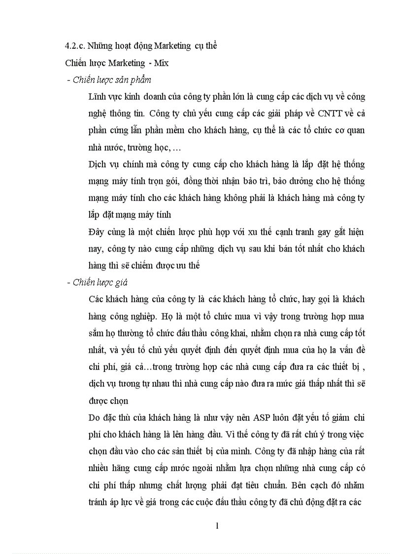 image for page Báo cáo thực tập tổng hợp của Công ty ASP