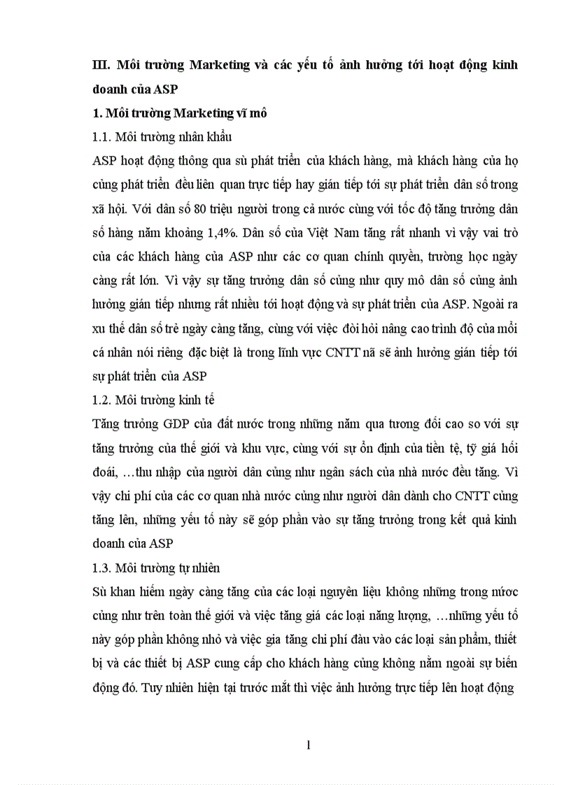 image for page Báo cáo thực tập tổng hợp của Công ty ASP