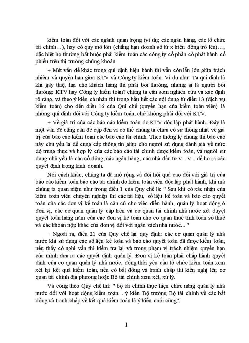 image for page Thực trạng và một số ý kiến đóng góp về hoạt động kiểm toán độc lập ở Việt Nam 1