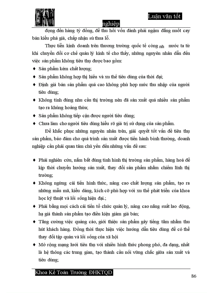 image for page Hoàn thiện công tác hạch toán tiêu thụ thành phẩm và xác định kết quả tiêu thụ tại Công ty cổ phần Dệt 10 10