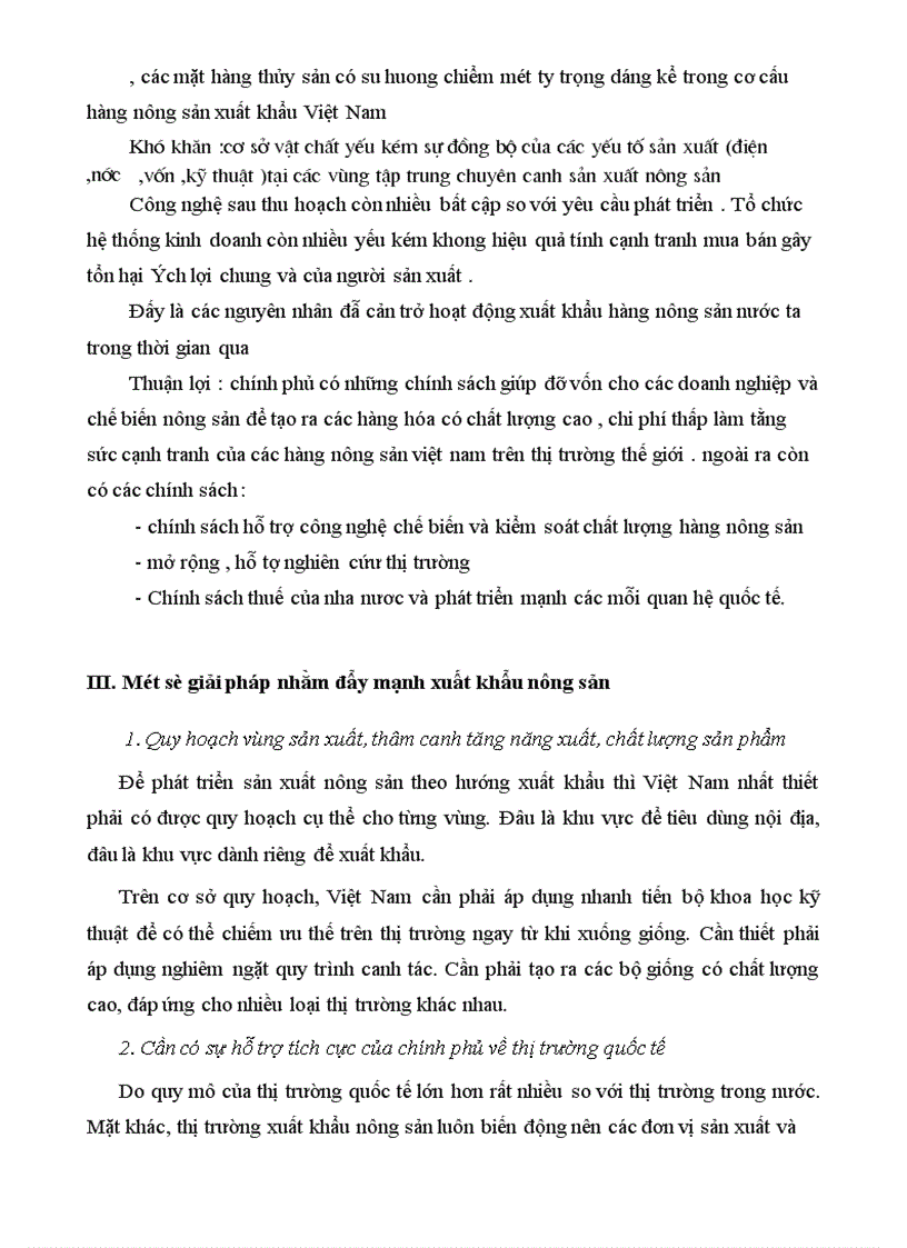 image for page Thực trạng hoạt động và một số giải pháp góp phần đẩy mạnh xuất khẩu hàng nông sản