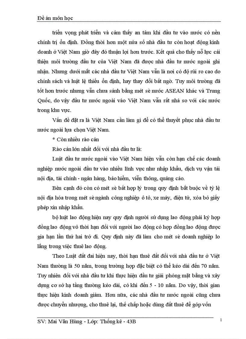 image for page Đề án môn học Lý thuyết thống kê 1