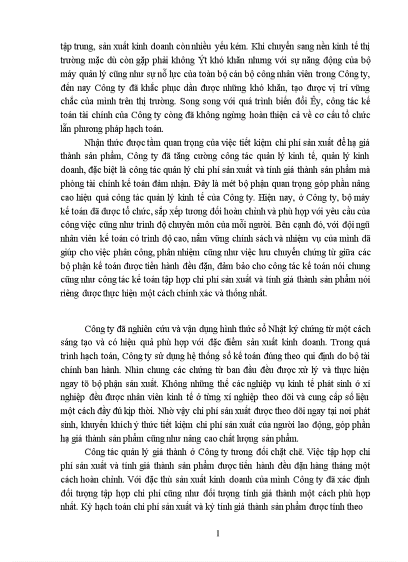 image for page Hoàn thiện kế toán chi phí sản xuất và tính giá thành sản phẩm ở Công ty dệt vải công nghiệp Hà Nội 1