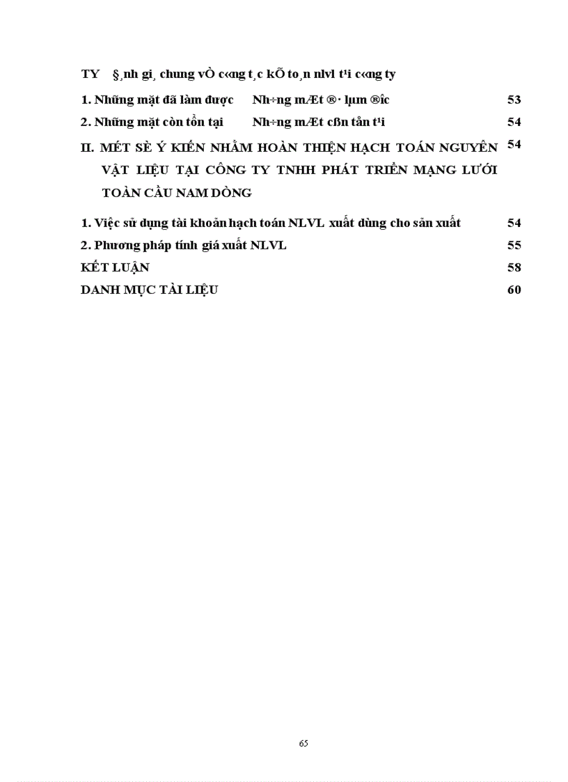 image for page Tổ chức hạch toán nguyên liệu vật liệu với việc nâng cao hiệu quả sử dụng vốn lưu động tại Công ty TNHH phát triển mạng lưới toàn cầu Nam Dũng 1