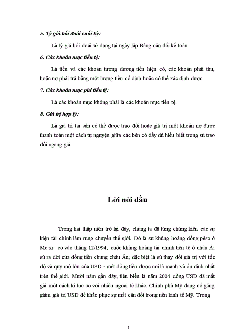 image for page ảnh hưởng của việc thay đổi tỷ giá hối đoái lên BáO CáO tài chính của doanh nghiệp hoạt động sản xuất kinh doanh Việt Nam