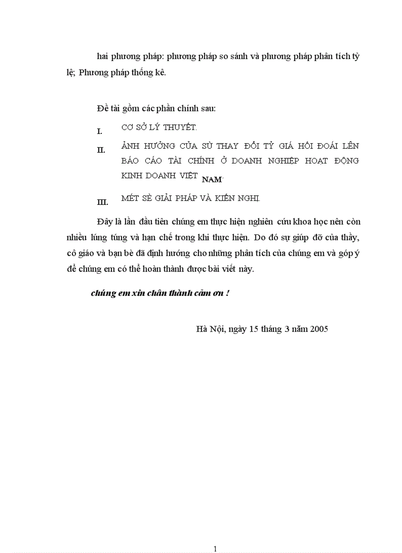 image for page ảnh hưởng của việc thay đổi tỷ giá hối đoái lên BáO CáO tài chính của doanh nghiệp hoạt động sản xuất kinh doanh Việt Nam