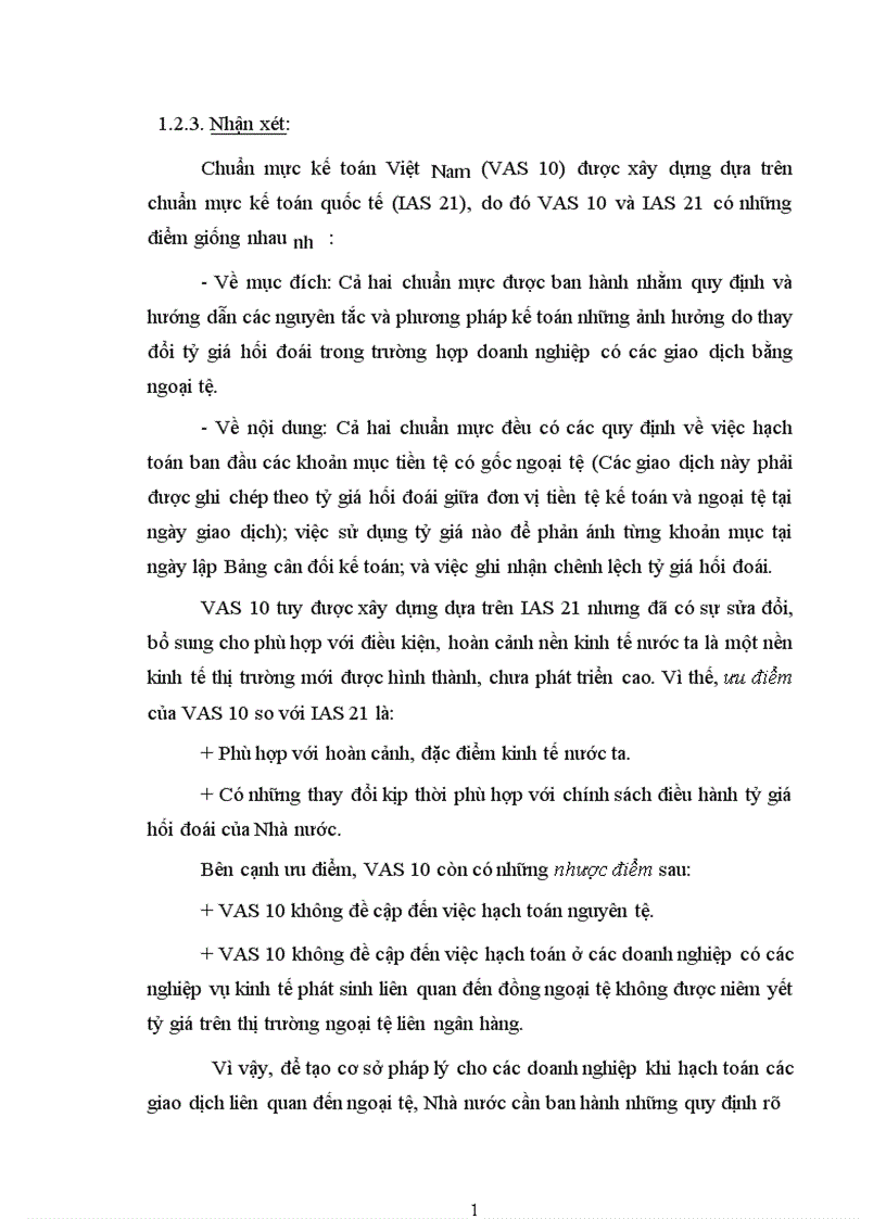 image for page ảnh hưởng của việc thay đổi tỷ giá hối đoái lên BáO CáO tài chính của doanh nghiệp hoạt động sản xuất kinh doanh Việt Nam