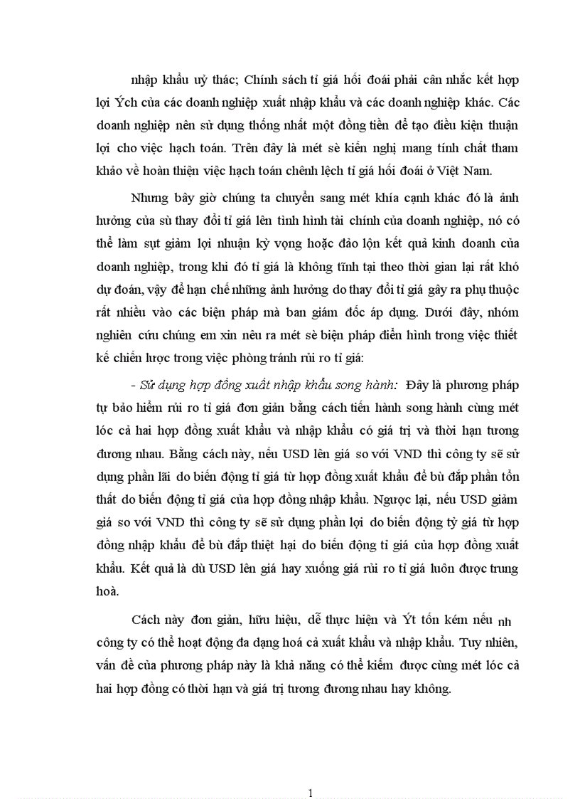 image for page ảnh hưởng của việc thay đổi tỷ giá hối đoái lên BáO CáO tài chính của doanh nghiệp hoạt động sản xuất kinh doanh Việt Nam