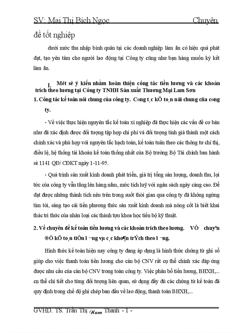 image for page Hoàn thiện kế toán tiền lương và các trích theo lương tại Công ty TNHH Sản xuất Thương Mại Lam Sơn