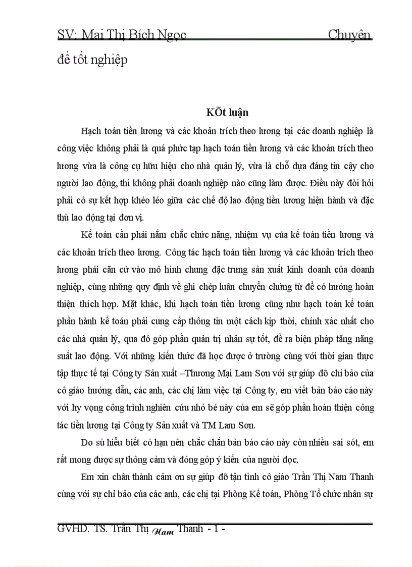 image for page Hoàn thiện kế toán tiền lương và các trích theo lương tại Công ty TNHH Sản xuất Thương Mại Lam Sơn