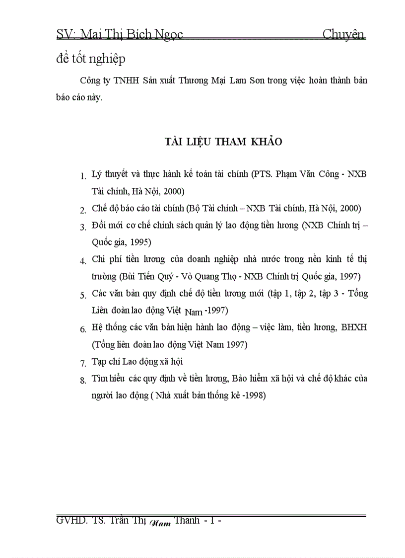 image for page Hoàn thiện kế toán tiền lương và các trích theo lương tại Công ty TNHH Sản xuất Thương Mại Lam Sơn
