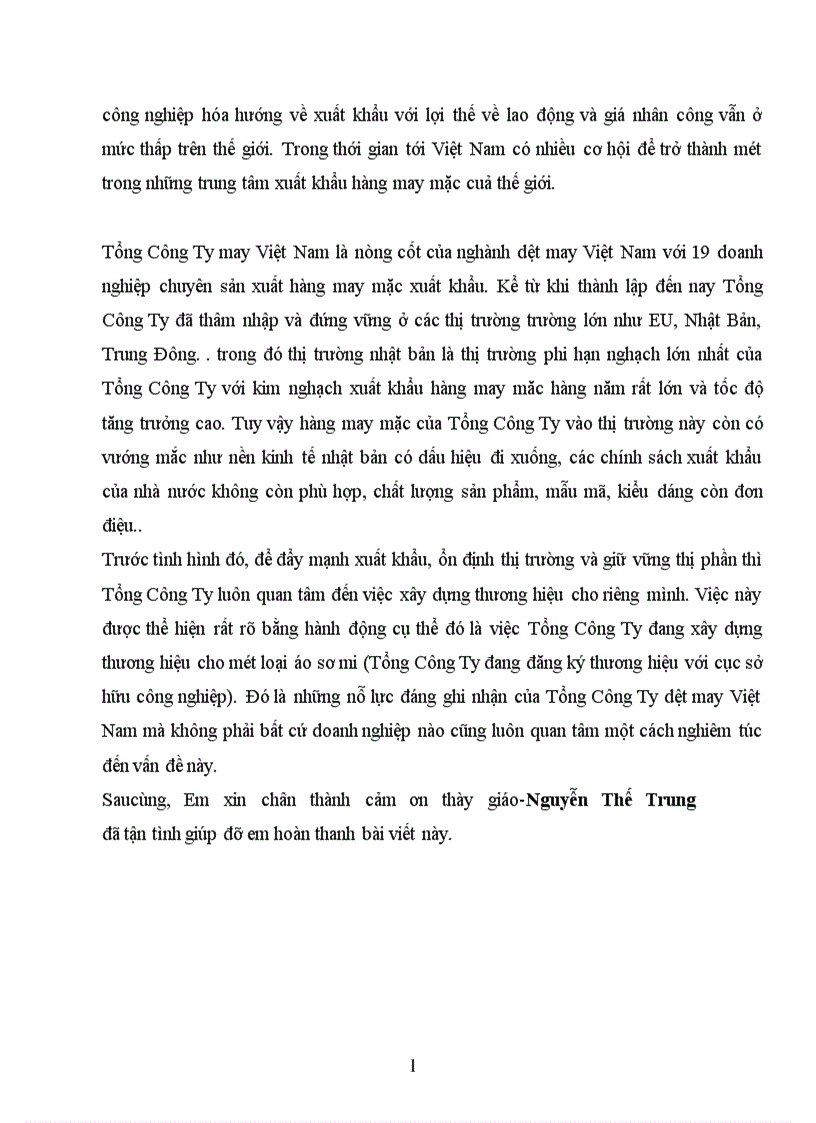 image for page Thực trạng Thị trường dệt may Việt Nam và Thế Giới trong thời gian qua