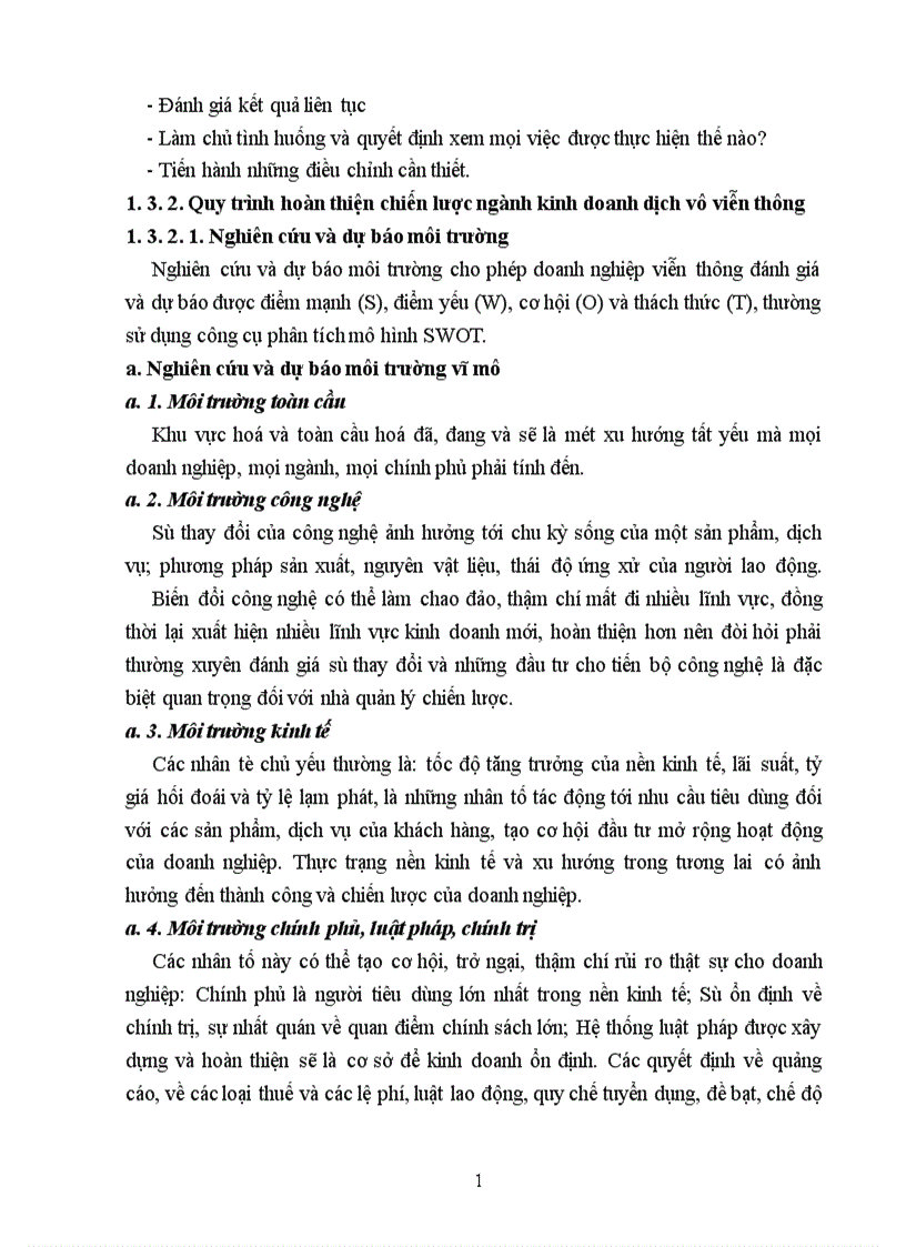 image for page Hoàn thiện chiến lược ngành kinh doanh dịch vụ viễn thông của Tổng công ty truyền thông đa phương tiện giai đoạn 2006 2010 1