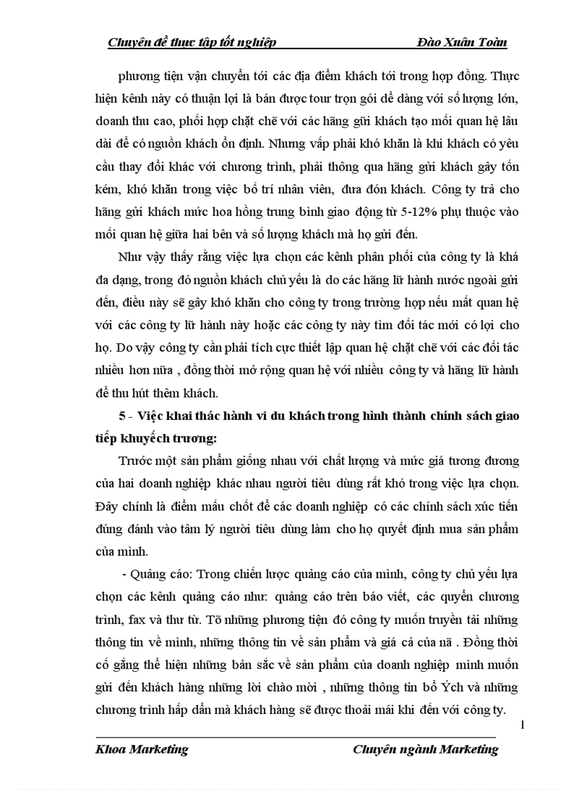 image for page Đặc điểm tâm lý khách du lịch Trung Quốc và các biện pháp Marketing Mix nhằm tăng khả năng thu hút khách du lịch Trung Quốc tại công ty du lịch lữ hành Victortour 1