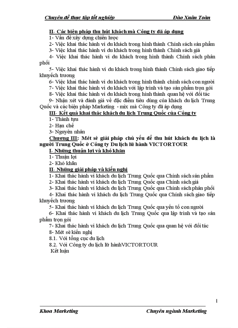 image for page Đặc điểm tâm lý khách du lịch Trung Quốc và các biện pháp Marketing Mix nhằm tăng khả năng thu hút khách du lịch Trung Quốc tại công ty du lịch lữ hành Victortour 1