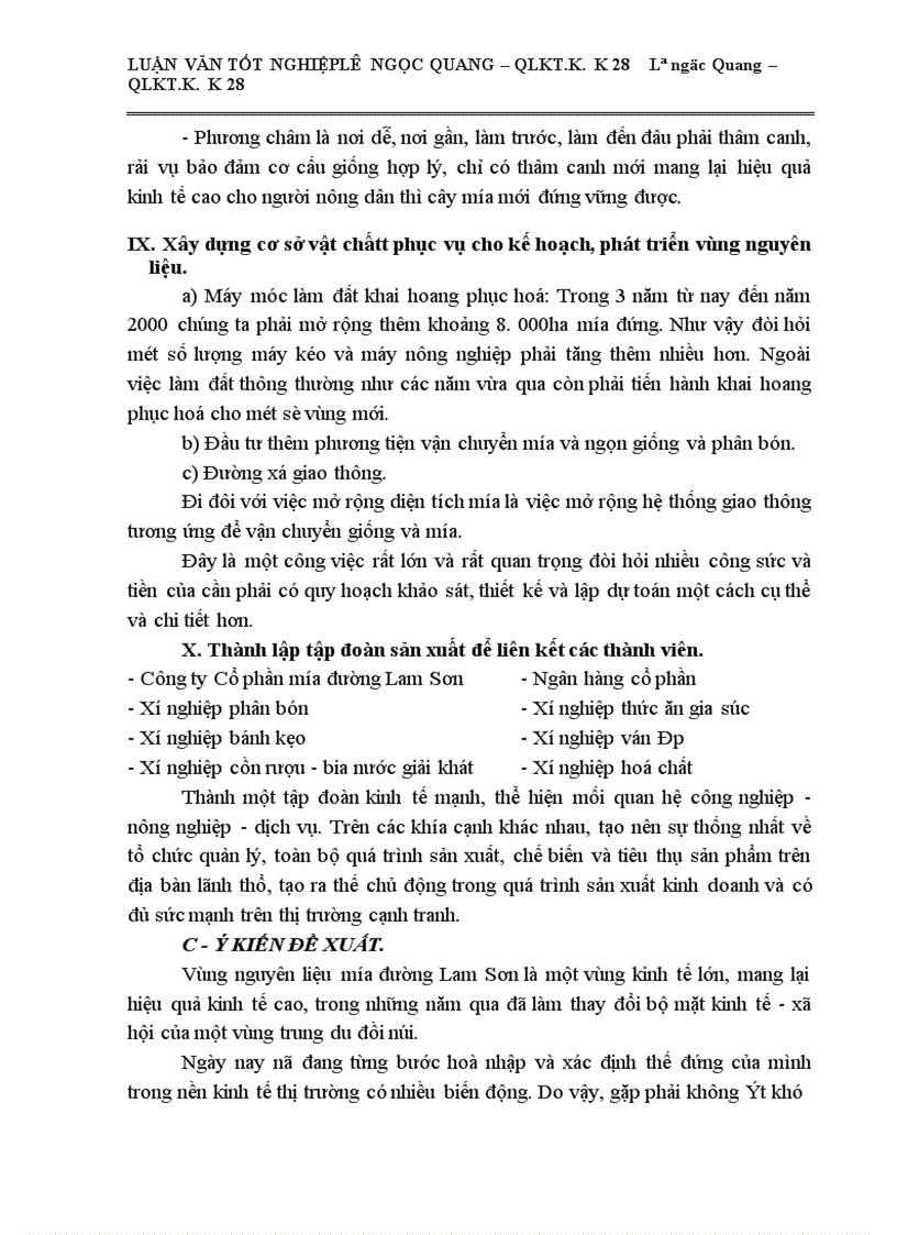 image for page Một số giải pháp cơ bản về phát triển vùng Nguyên liệu Công ty Cổ phần mía đường Lam Sơn 1