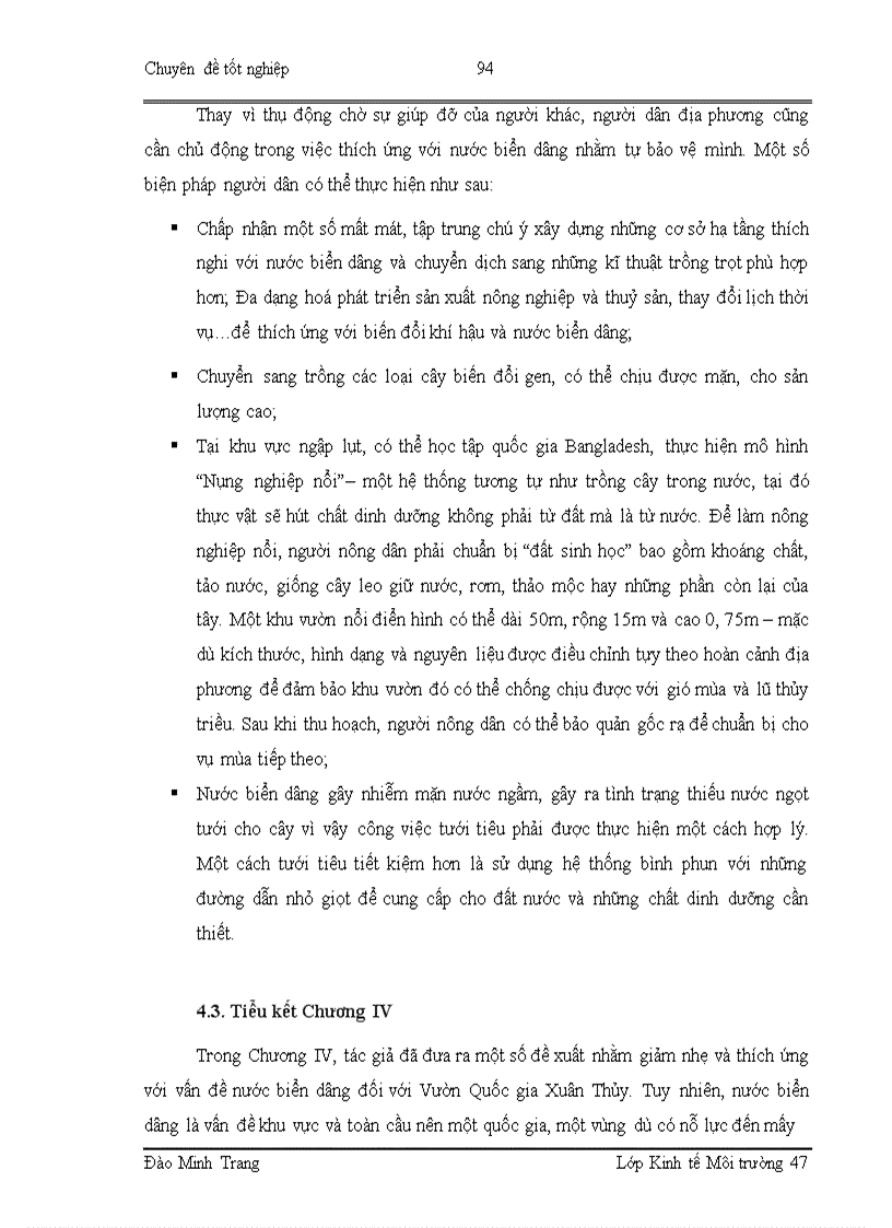 image for page Đánh giá tác động tiềm năng của nước biển dâng đến Vườn Quốc gia Xuân Thủy 1