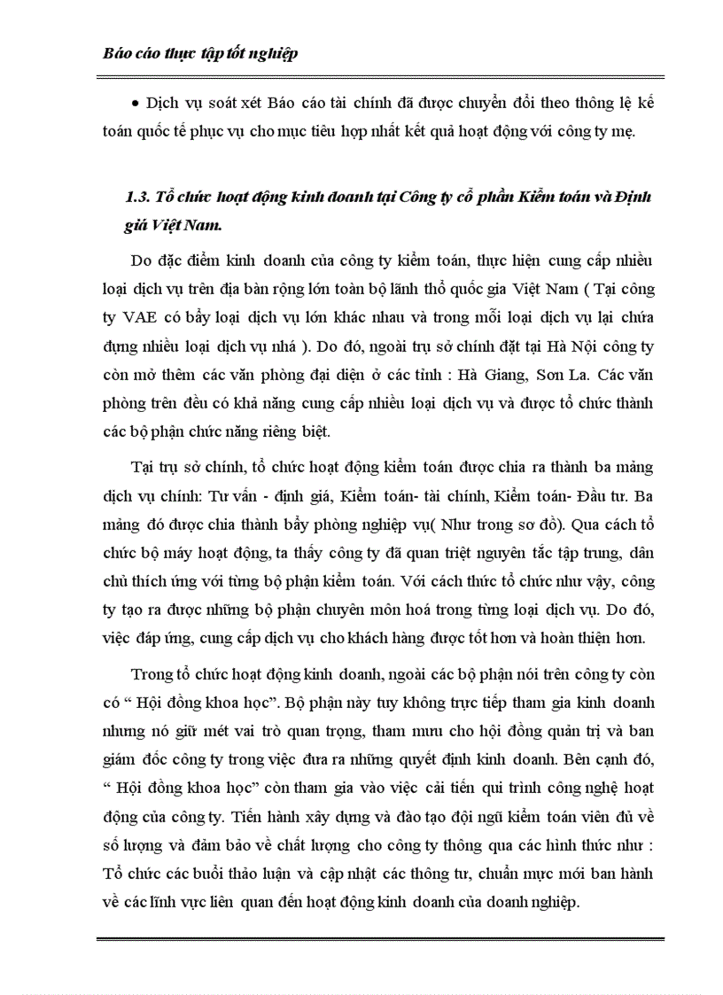 image for page Trình tự kiểm toán Vốn bằng tiền trong kiểm toán BCTC thực hiện tại công ty kiểm toán VAE 1