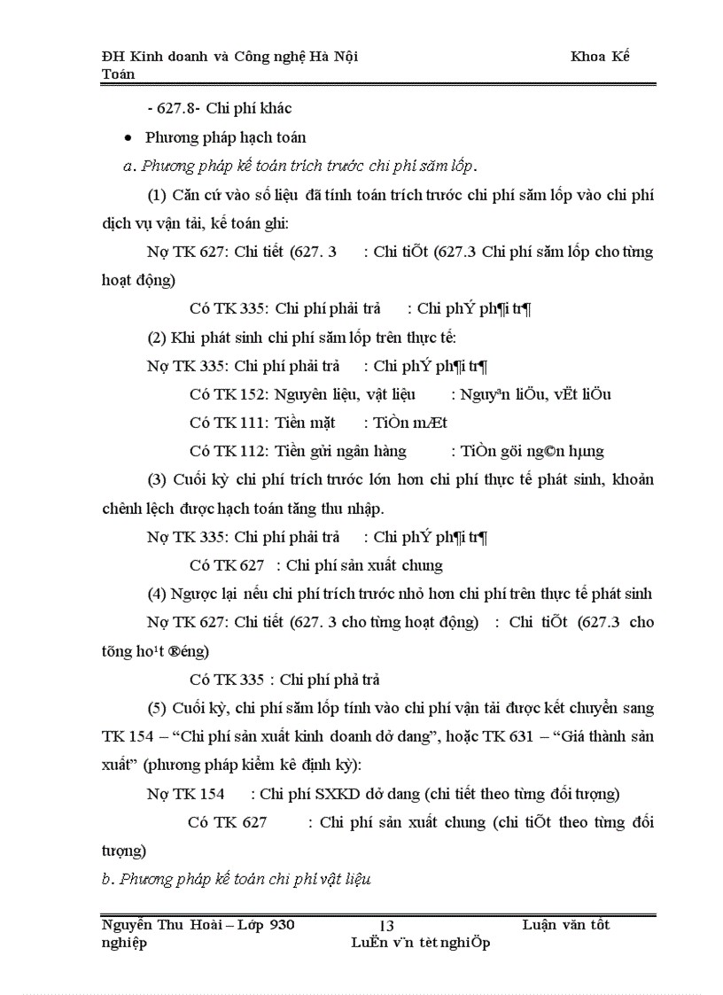 image for page Hoàn thiện công tác hạch toán kế toán chi phí sản xuất và tính giá thành sản phẩm dịch vụ vận tải tại Công ty Cổ phần Vận tải và Thương mại Vitranimex 1