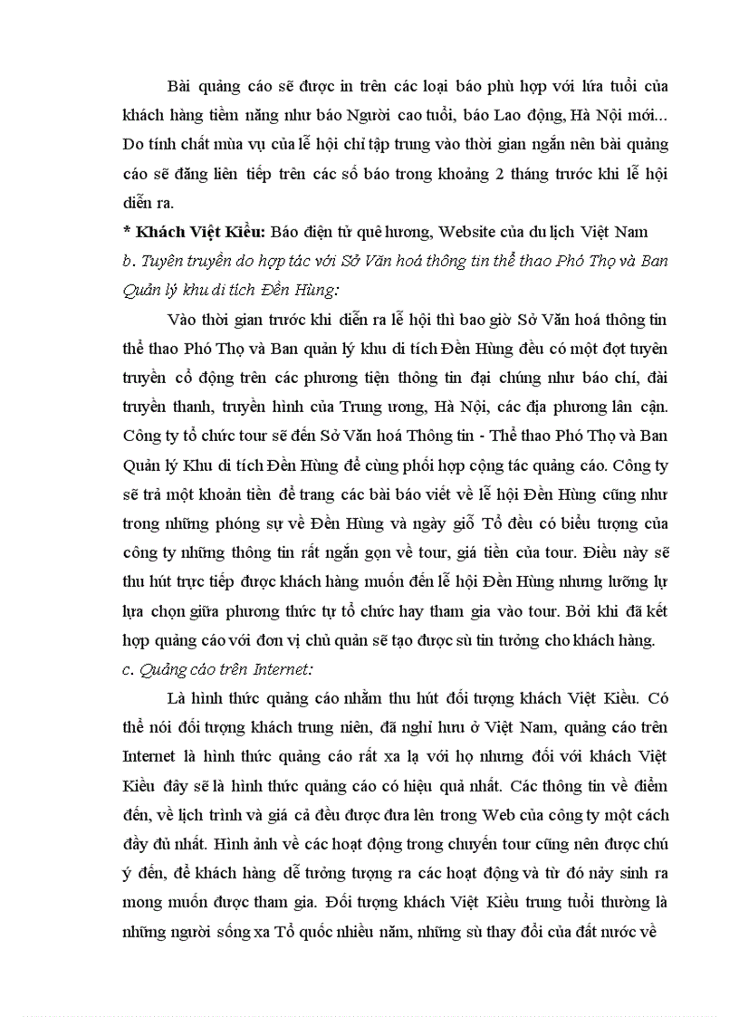 image for page Hoàn thiện tour du lịch lễ hội đến Đền Hùng đóng góp cho việc phát triển du lịch văn hoá lễ hội ở Việt Nam 1