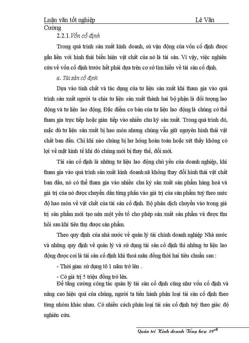 image for page Một số giải pháp nâng cao hiệu qủa sử dụng vốn ở Nhà máy in Diên Hồng Nhà xuất bản Giáo dục