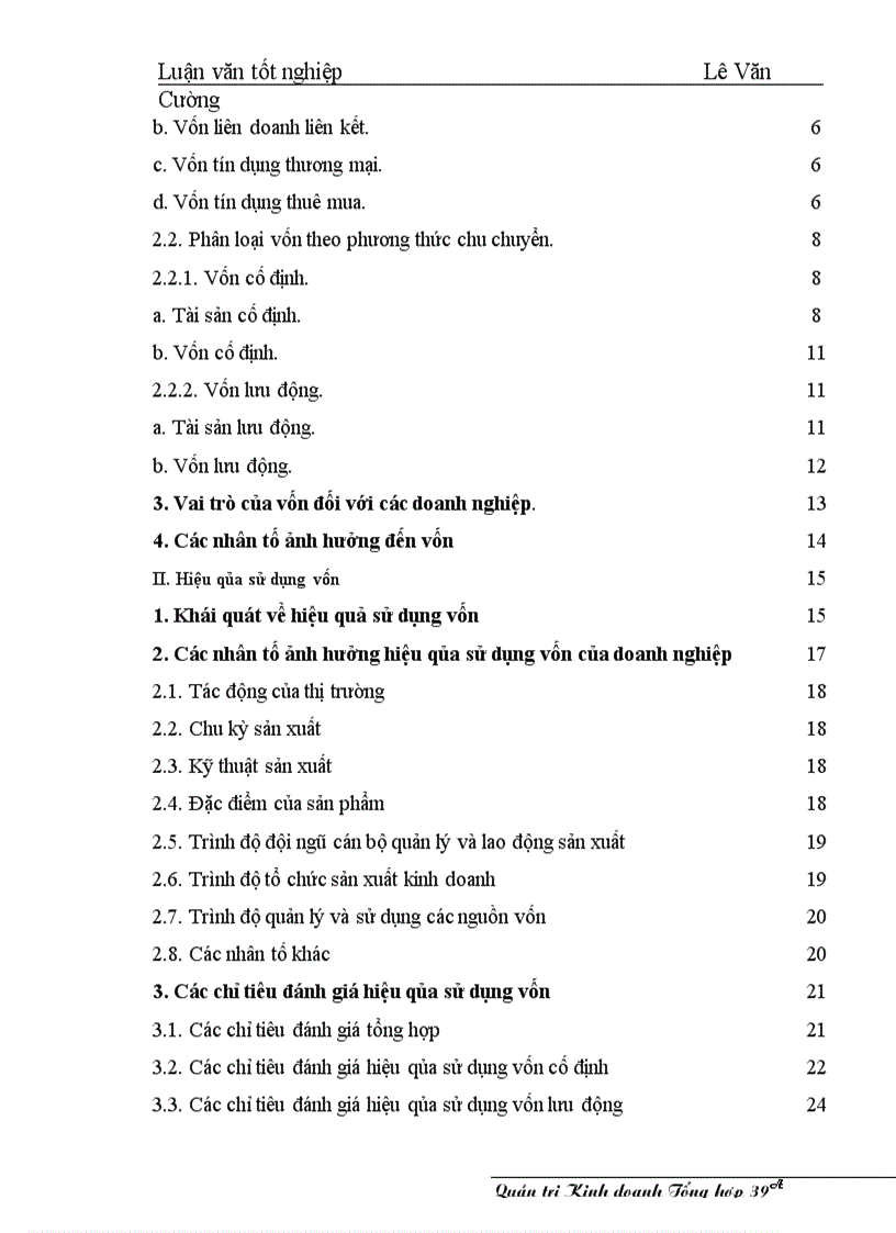 image for page Một số giải pháp nâng cao hiệu qủa sử dụng vốn ở Nhà máy in Diên Hồng Nhà xuất bản Giáo dục