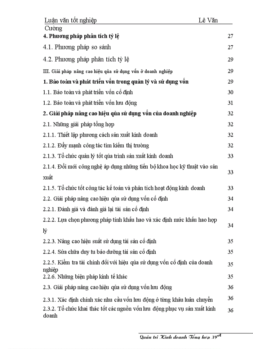 image for page Một số giải pháp nâng cao hiệu qủa sử dụng vốn ở Nhà máy in Diên Hồng Nhà xuất bản Giáo dục