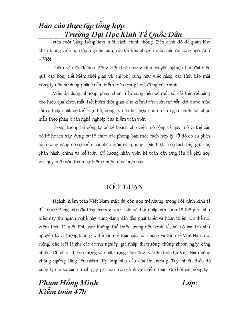 image for page Báo cáo thực tập tổng hợp của công ty TNHH kiểm toán và tư vấn NEXIA ACPA