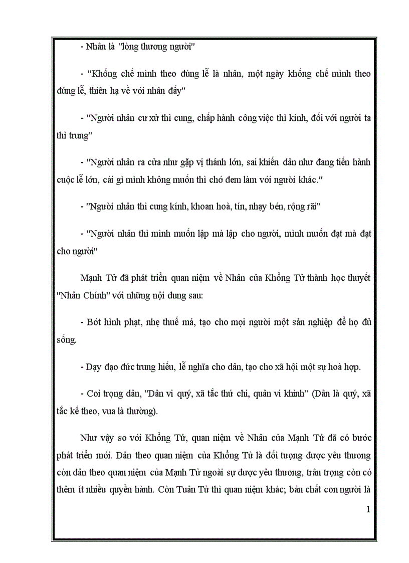 image for page Tư tưởng nhân văn trong quan niệm về Nhân Lễ Nghĩa của Nho Giáo