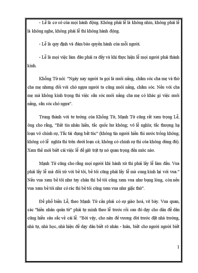 image for page Tư tưởng nhân văn trong quan niệm về Nhân Lễ Nghĩa của Nho Giáo