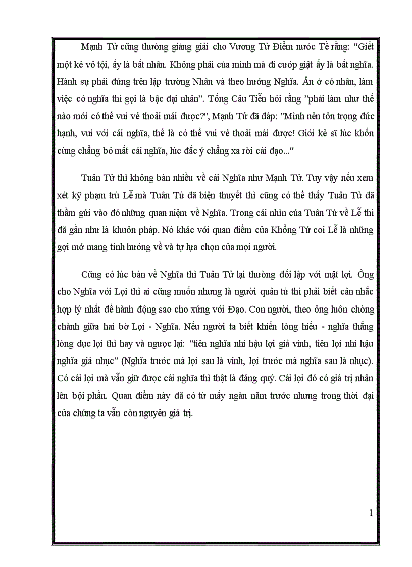 image for page Tư tưởng nhân văn trong quan niệm về Nhân Lễ Nghĩa của Nho Giáo