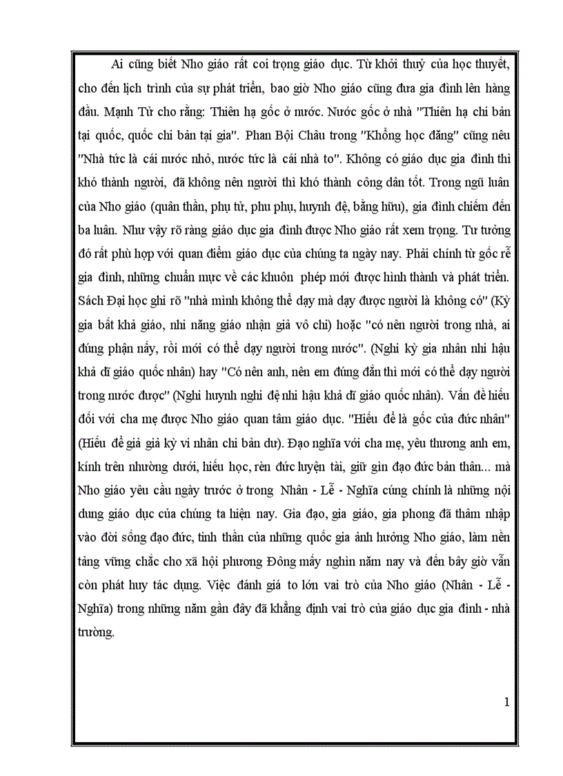 image for page Tư tưởng nhân văn trong quan niệm về Nhân Lễ Nghĩa của Nho Giáo