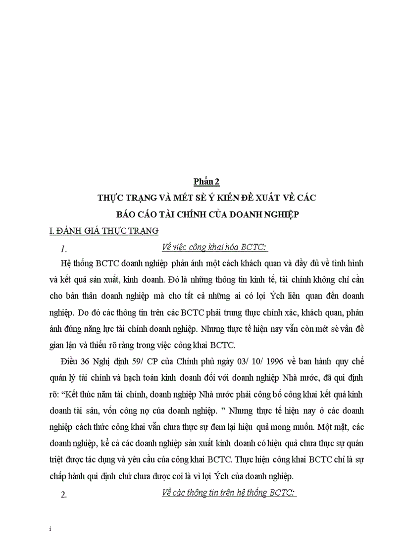 image for page Một số giải pháp hoàn thiện việc lập và phân tích Báo cáo tài chính trong các doanh nghiệp