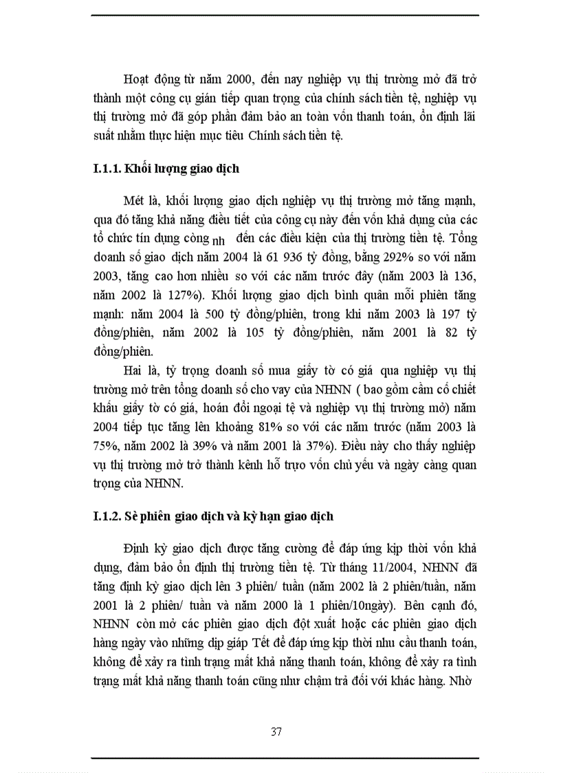 image for page Nghiệp vụ thị trường mở của Ngân hàng trung ương