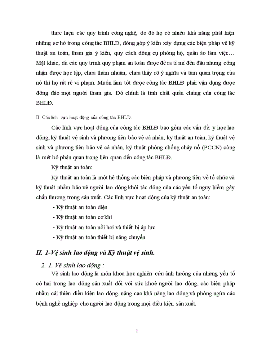 image for page thực trạng công tác BHLĐ tại công ty và mạnh dạn đề suất một số biện pháp giải pháp ATLĐ VSLĐ tại công ty