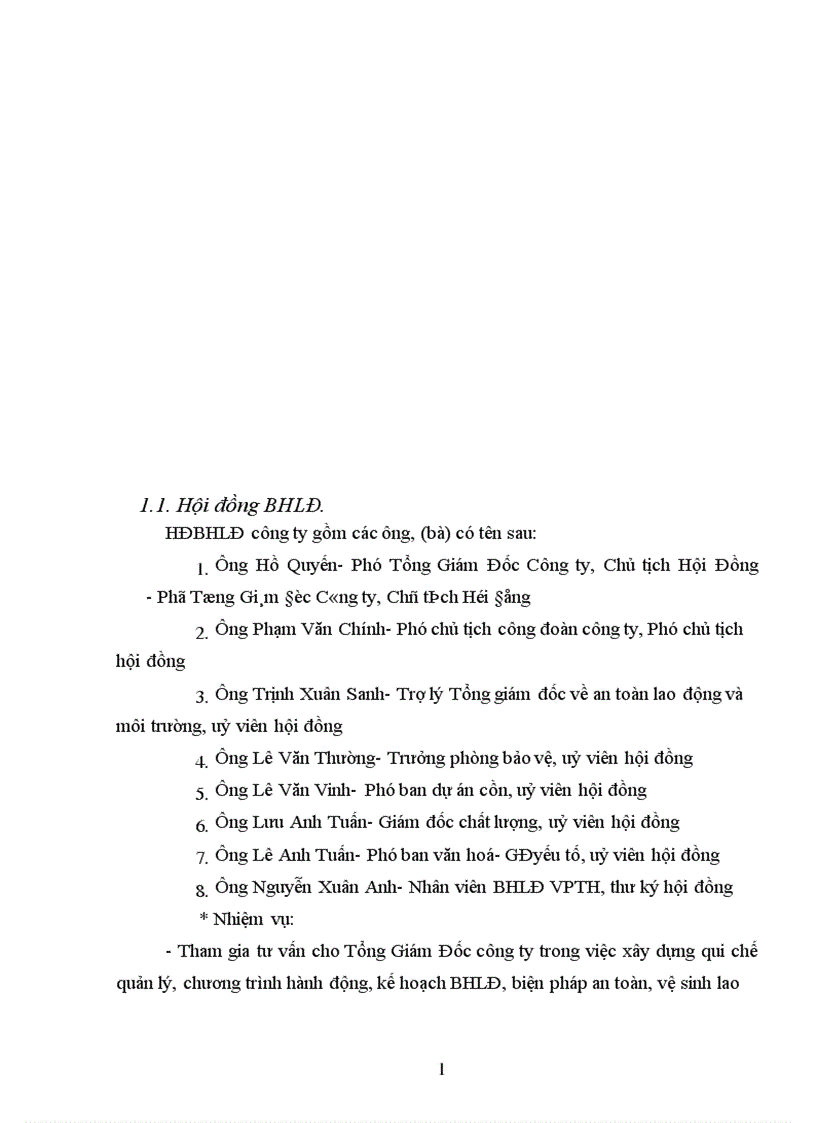 image for page thực trạng công tác BHLĐ tại công ty và mạnh dạn đề suất một số biện pháp giải pháp ATLĐ VSLĐ tại công ty