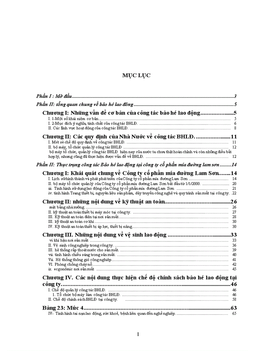 image for page thực trạng công tác BHLĐ tại công ty và mạnh dạn đề suất một số biện pháp giải pháp ATLĐ VSLĐ tại công ty