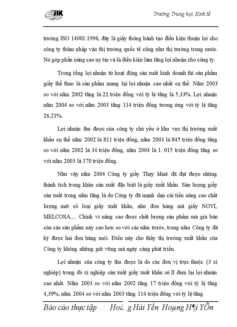 image for page Báo cáo thực tập tại Công ty giầy Thụy khuê