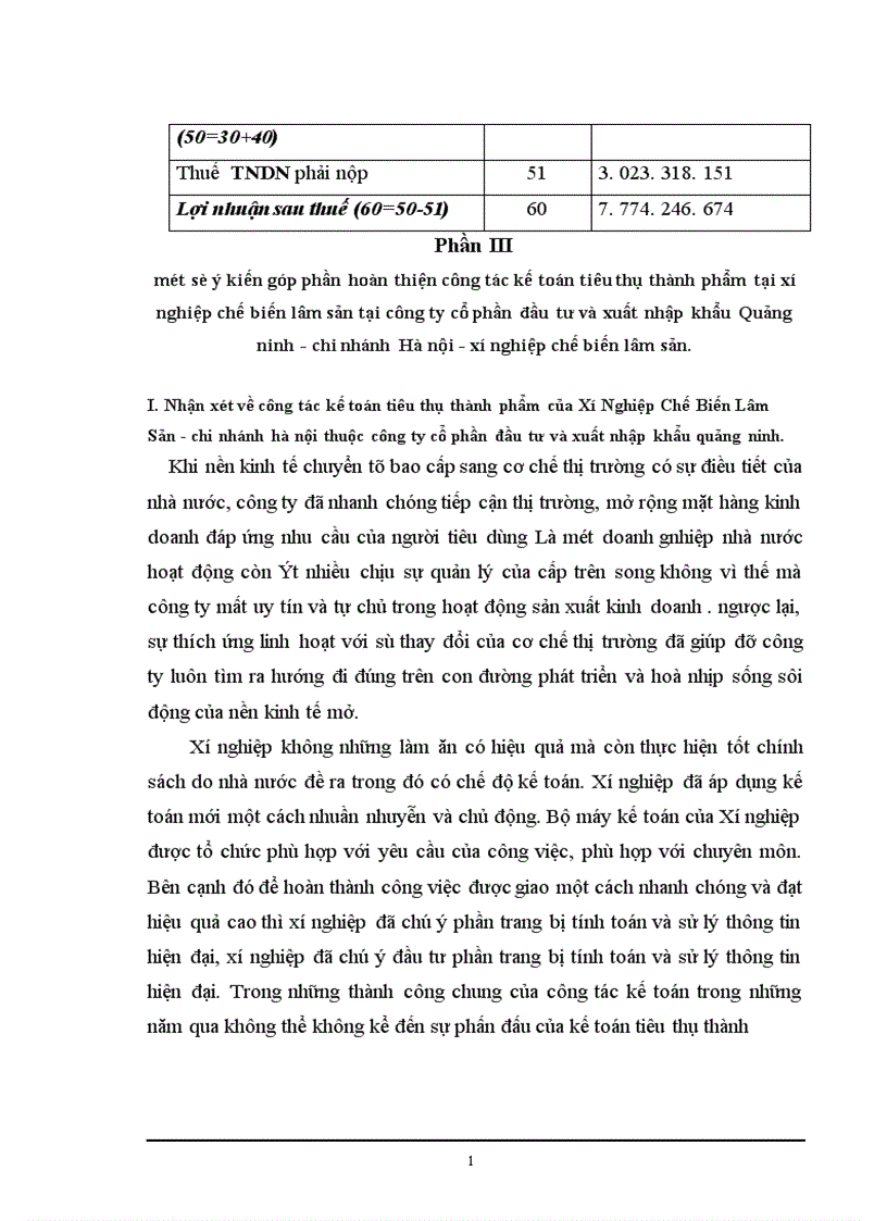 image for page Kế toán thành phẩm tiêu tiêu thụ thành phẩm và xác định kết quả kinh doanh ở công ty sản xuất bao bì và hàng xuất khẩu 1