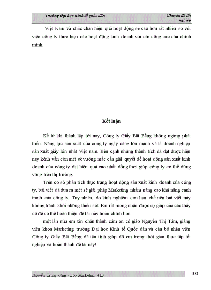 image for page Một số giải pháp Marketing Mix nhằm nâng cao khả năng cạnh tranh của Công ty Giấy Bãi Bằng khi hội nhập AFTA 1