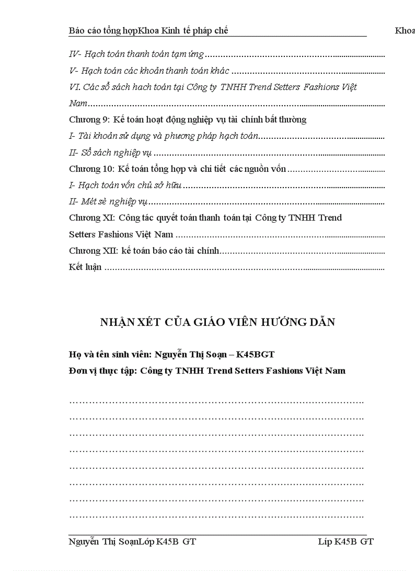 image for page Hoàn thiện công tác hạch toán kế toán tại Công ty TNHH Trend Setters Fashions Việt Nam 1
