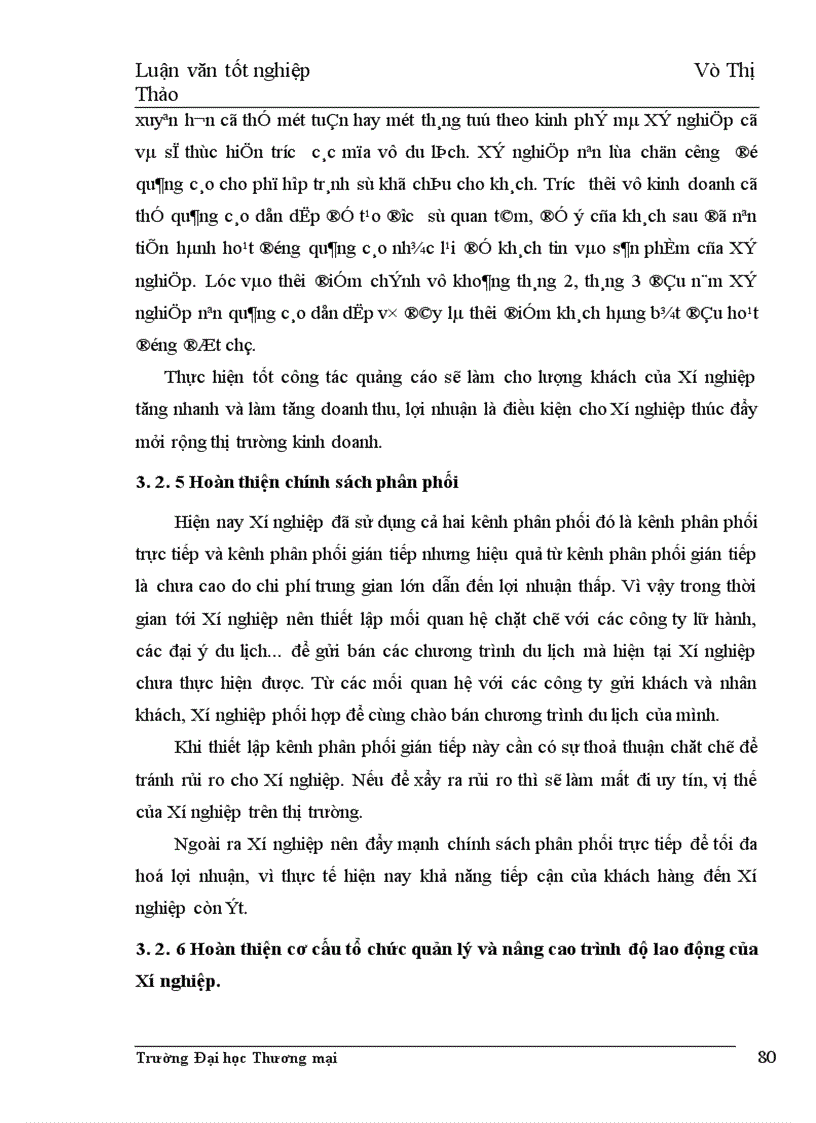 image for page Giải pháp phát triển hoạt động kinh doanh lữ hành nội địa của Xí nghiệp Đầu tư và phát triển du lịch Sông Hồng thuộc Công ty Du lịch và thương mại tổng hợp Thăng Long 1