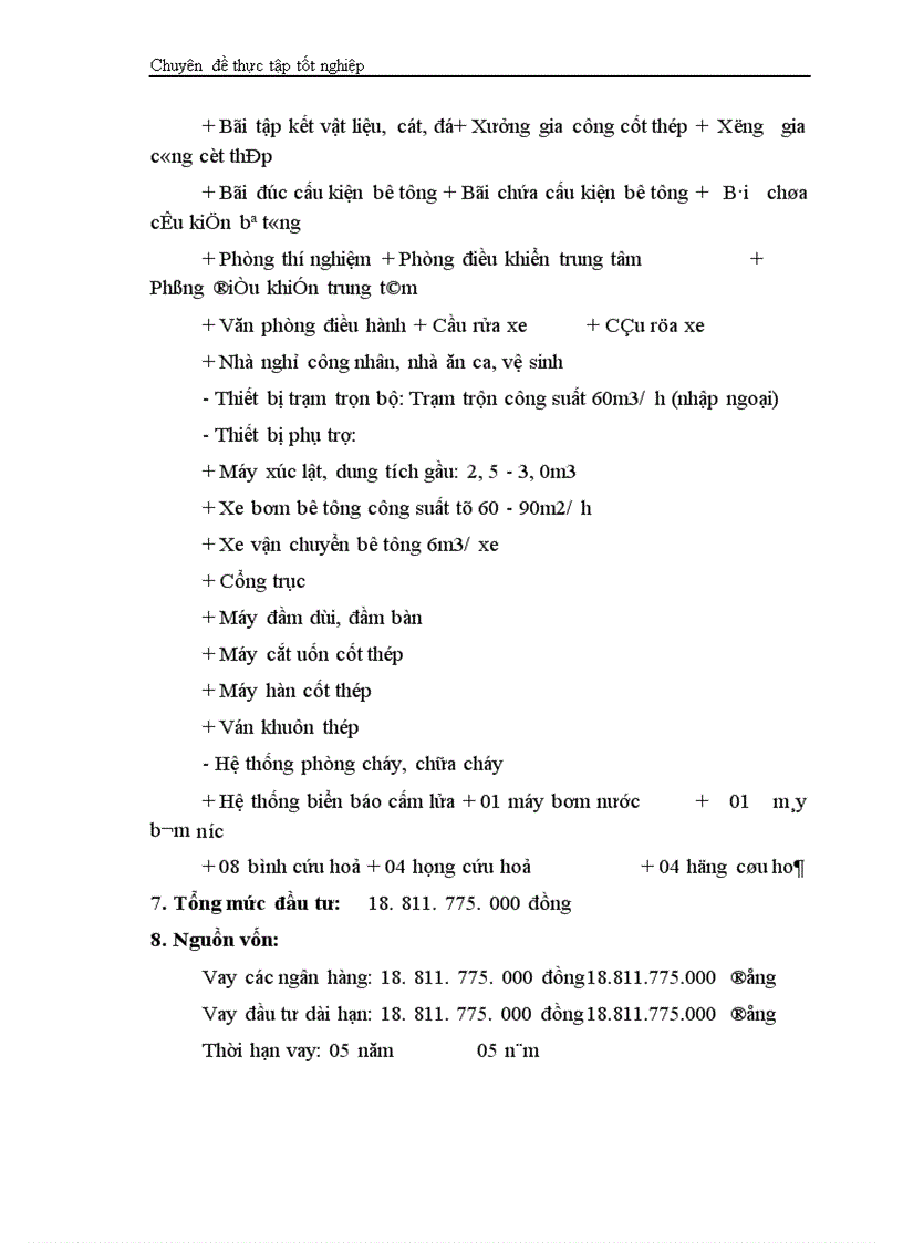 image for page Phân tích dự án đầu tư xây dựng tổ hợp sản xuất bê tông thương phẩm và bê tông đúc sẵn của Công ty vật liệu xây dựng và xây lắp thương mại Bộ thương mại