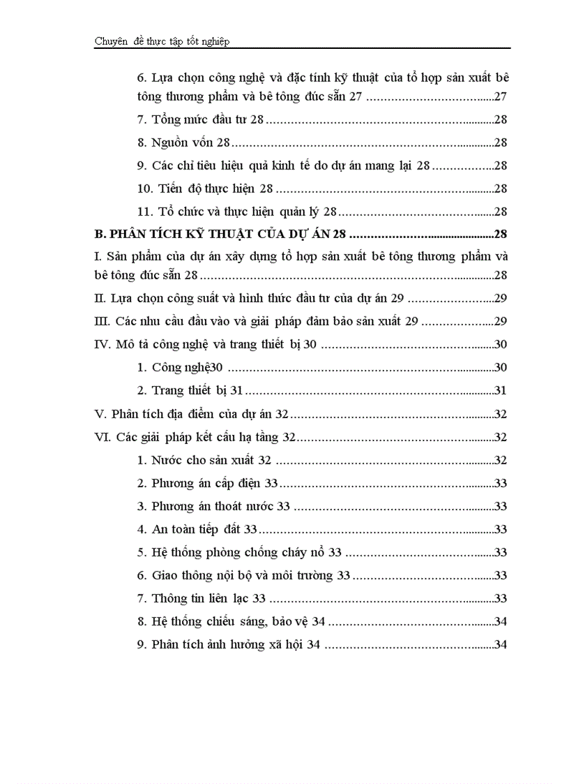 image for page Phân tích dự án đầu tư xây dựng tổ hợp sản xuất bê tông thương phẩm và bê tông đúc sẵn của Công ty vật liệu xây dựng và xây lắp thương mại Bộ thương mại